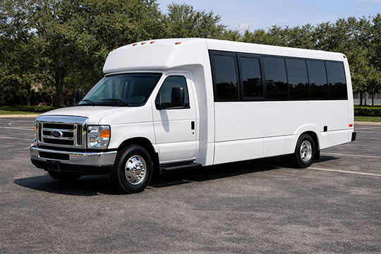 18-passenger minibus rental Manhattan TX