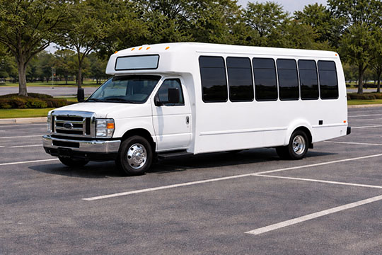 20-passenger minibus rental Manhattan TX