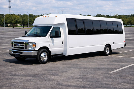 25-passenger minibus available for charter in Manhattan, KS